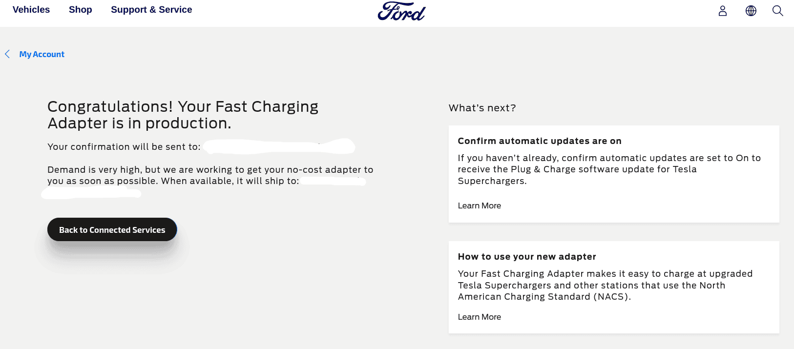 Ford F-150 Lightning NACS Adapter Now Available + Ford EV Owners Can Now Charge on Tesla Superchargers in U.S., Canada! 🙌 Screenshot 2024-03-01 8.58.48 AM