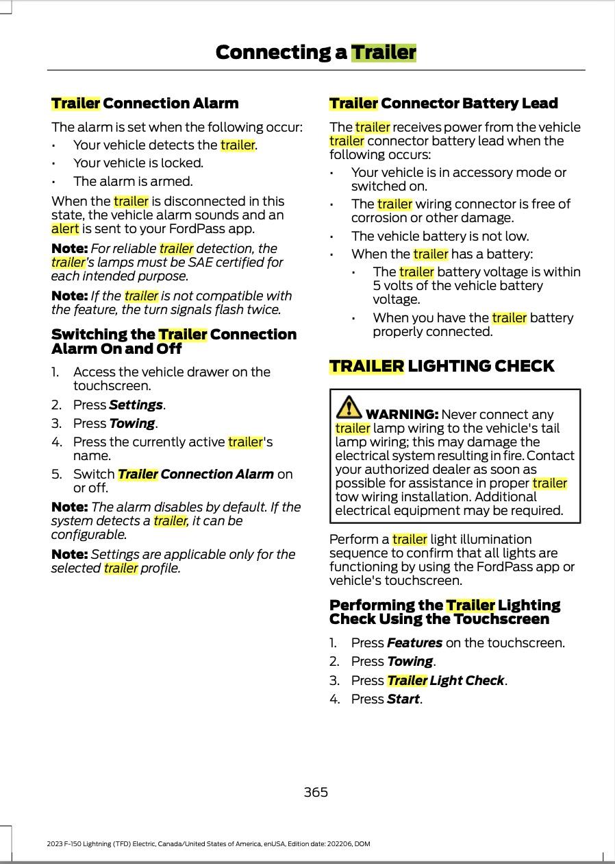 Ford F-150 Lightning Trailer Disconnect Alarm! Screenshot 2024-07-31 at 10.21.51 AM