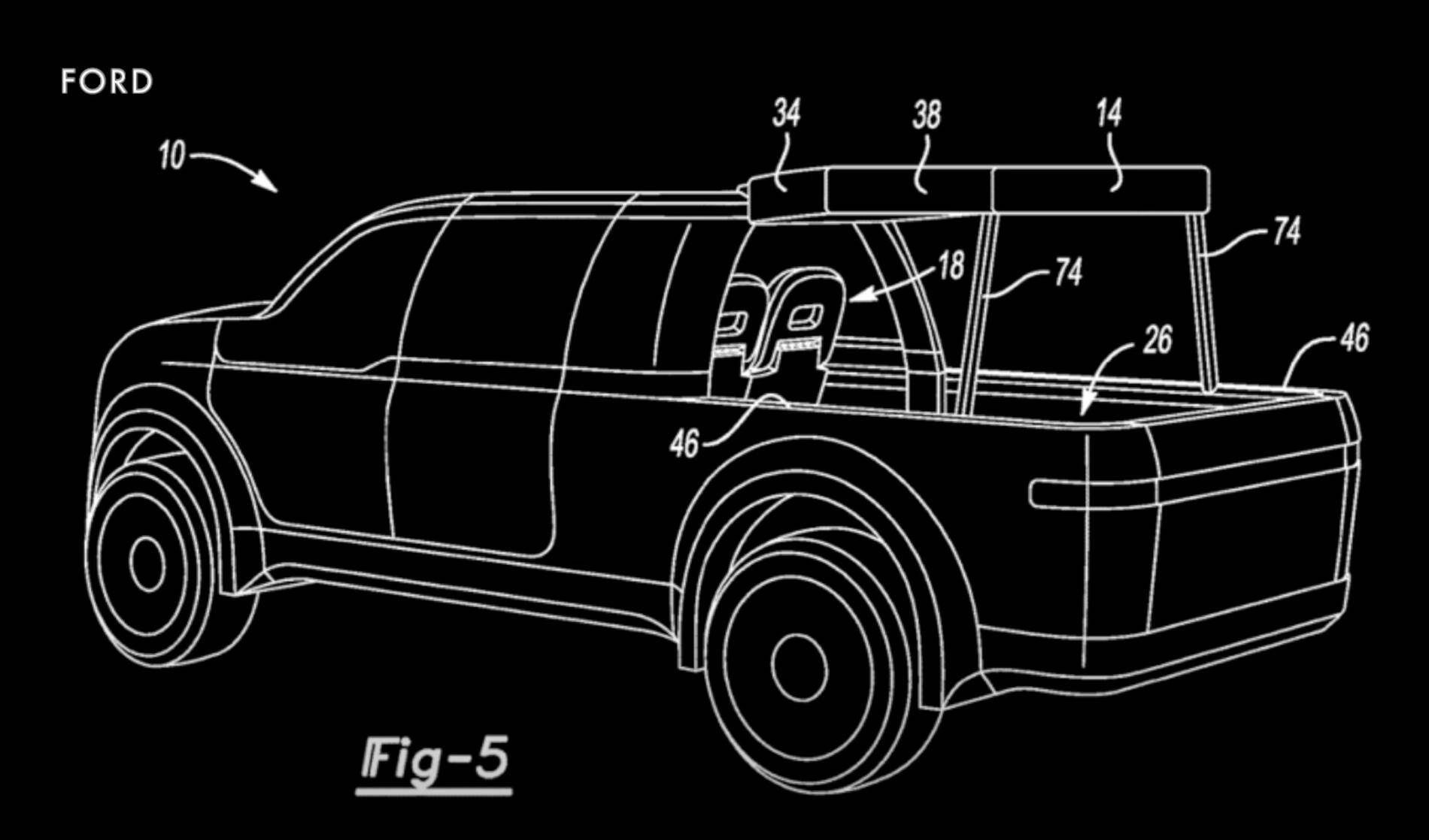 Ford F-150 Lightning Project T3 Electric Truck Design Previewed in Ford Patent Filing? Screenshot 2024-09-22 at 10.22.29 AM