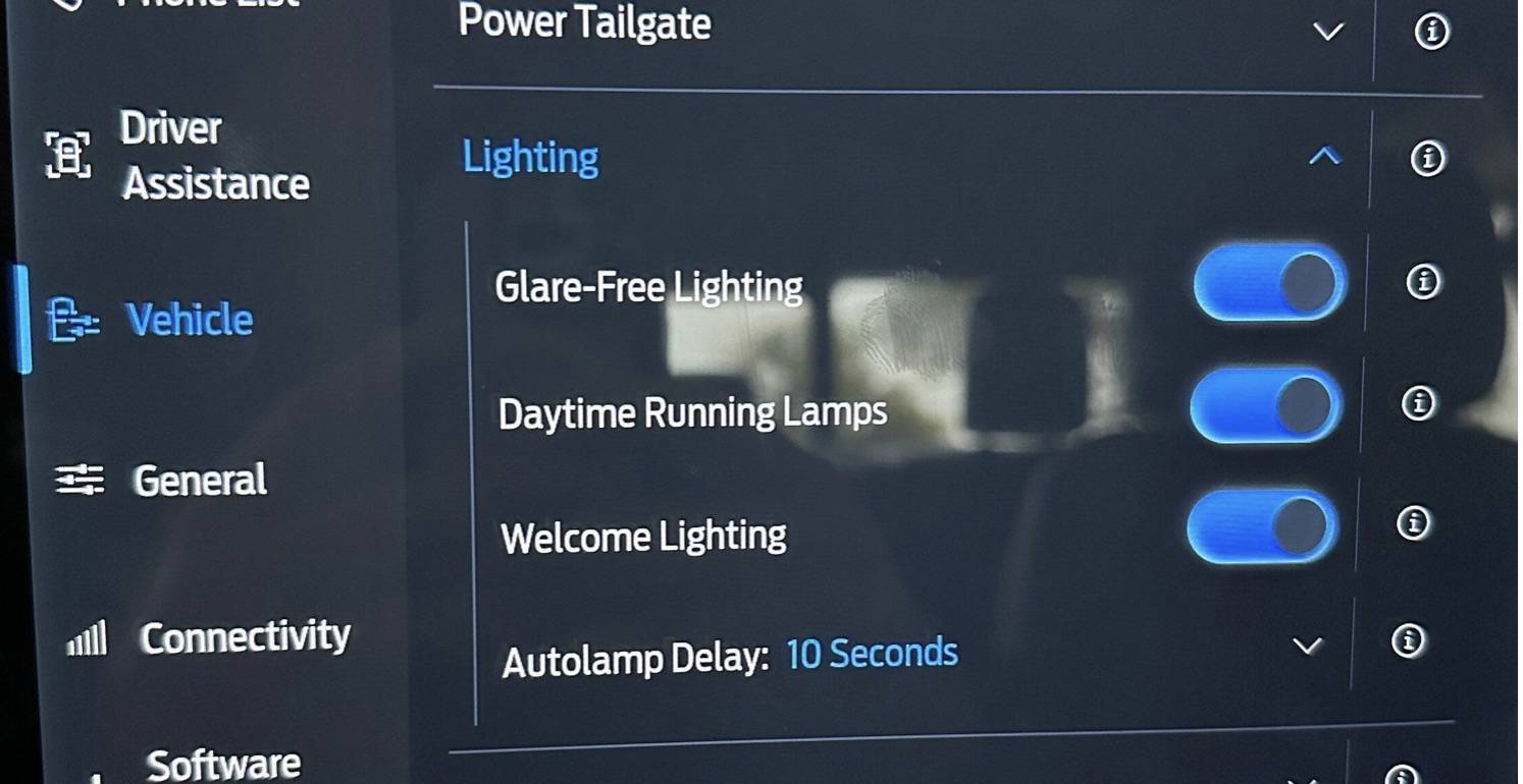 Ford F-150 Lightning Glare Free light operation Screenshot 2024-09-22 at 9.24.48 AM