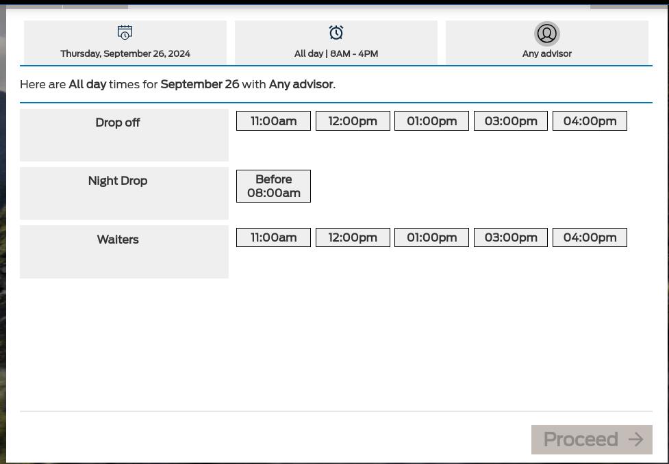 Ford F-150 Lightning Appointment just "gets you in line?"  Is this a Ford thing? Screenshot 2024-09-24 2.52.32 PM