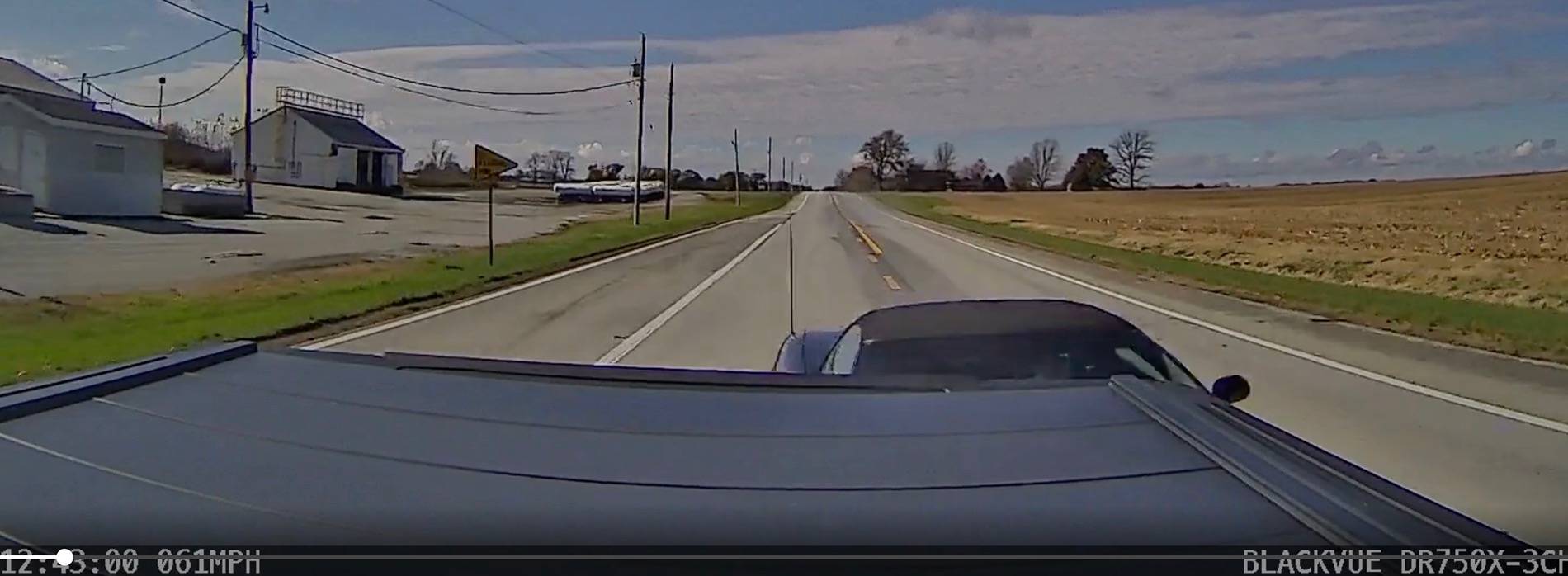 Ford F-150 Lightning Rear ended by 2001 Corvette and driver contemplates taking off Screenshot 2024-12-15 at 1.39.26 PM