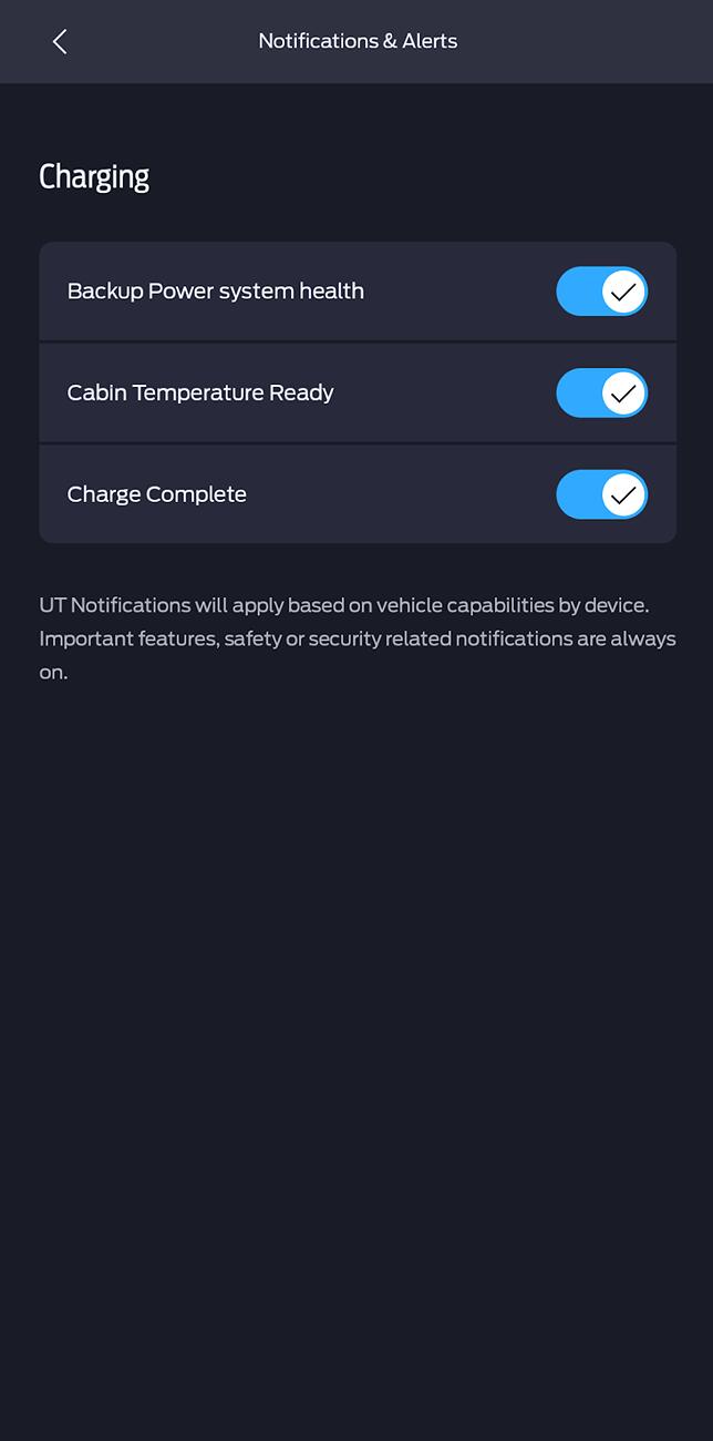 Ford F-150 Lightning Fordpass app missing notification option for "charger error" Screenshot 2024-12-24 at 6.05.36 PM