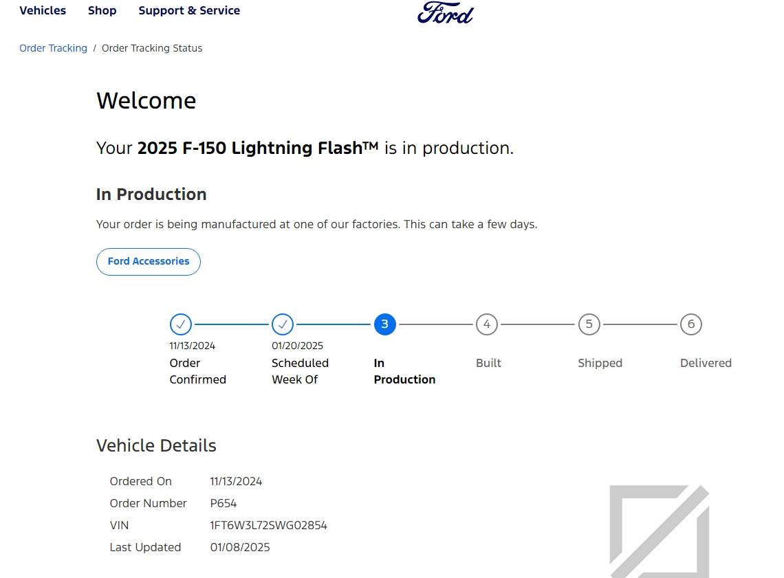 Ford F-150 Lightning I have VIN and Scheduled Build for 2025 Flash for Canada Screenshot_20-1-2025_185735_www.ford.ca