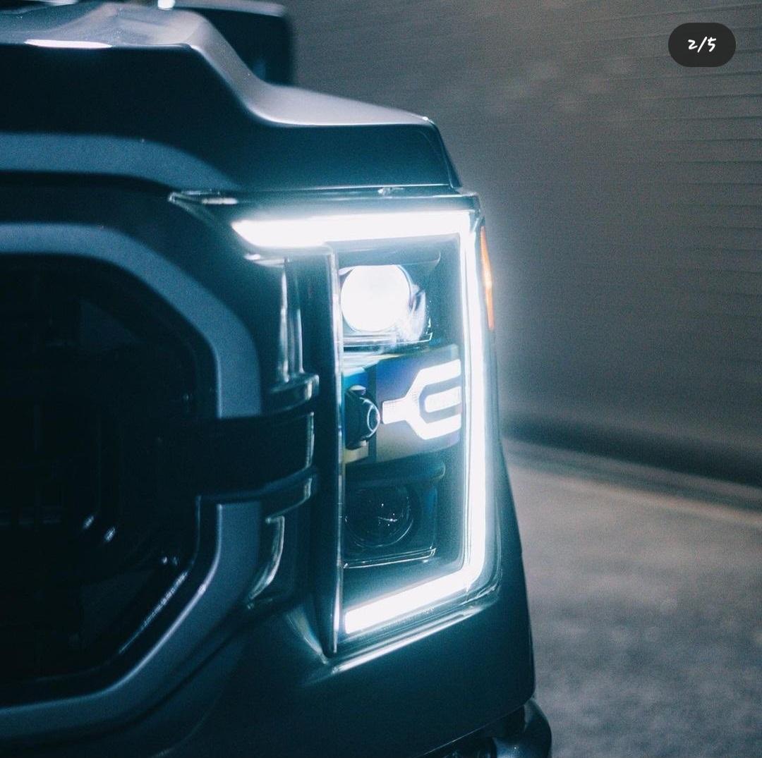 Ford F-150 Lightning AlphaRex LUXX Headlights Screenshot_20220221-135635_Instagram