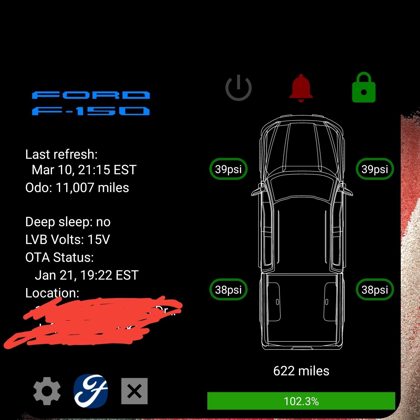 Ford F-150 Lightning Android widget Screenshot_20220310-222726_One UI Home