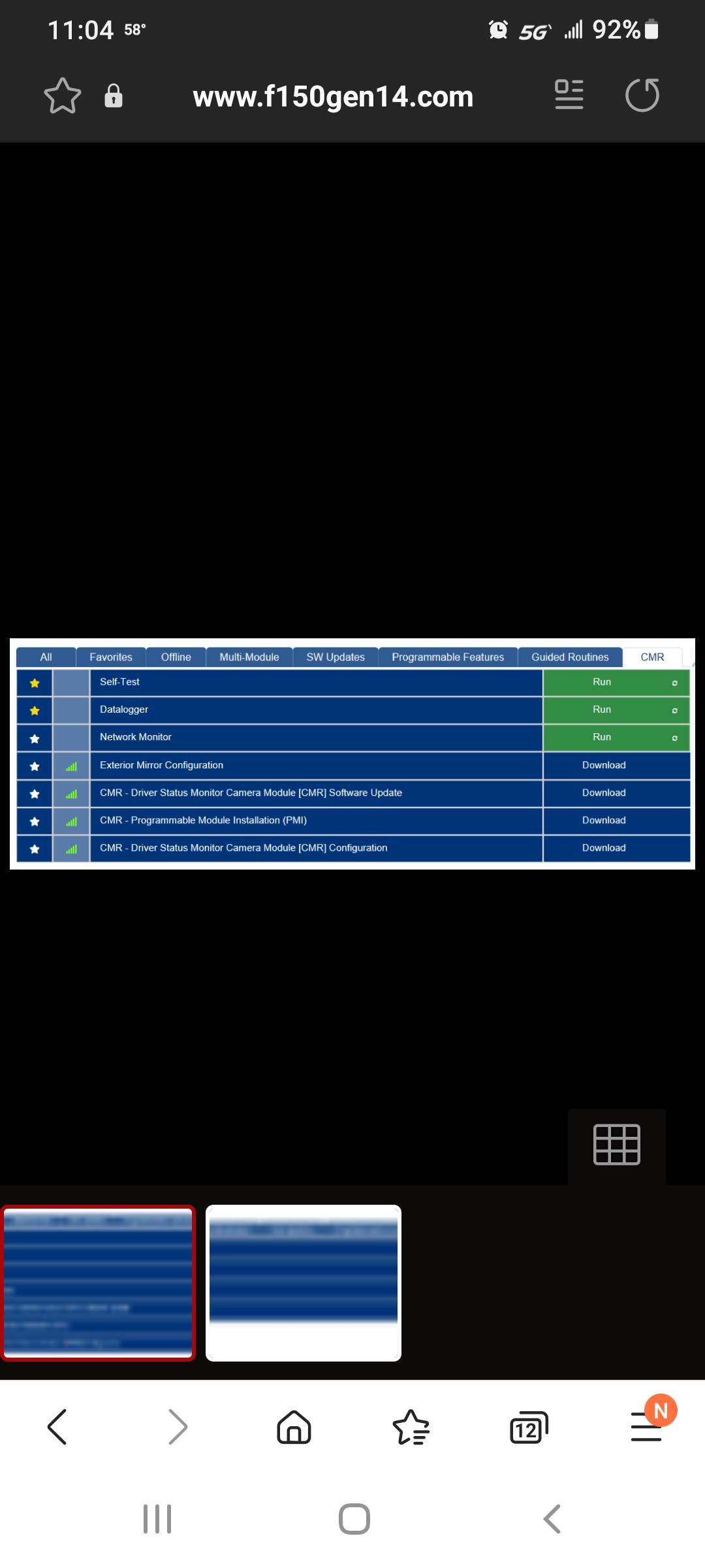 Ford F-150 Lightning ECU module programming guide using FDRS Screenshot_20220320-110427_Samsung Internet