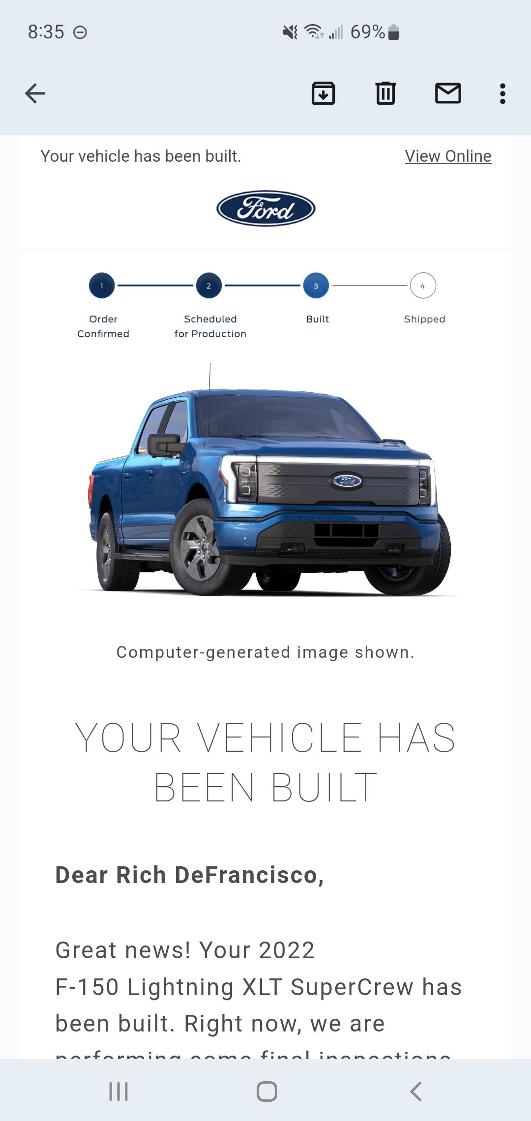 Ford F-150 Lightning ✅ 4/18 Lightning Build Week Group Screenshot_20220611-083546_Gmail