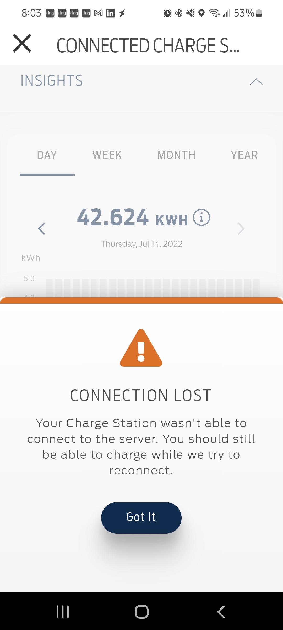 Ford F-150 Lightning Charge Station Pro Problems Screenshot_20220714-200309_FordPass