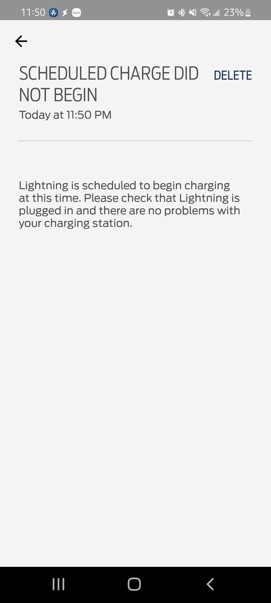 Ford F-150 Lightning Charge Station Pro Problems Screenshot_20220920-235052_FordPass