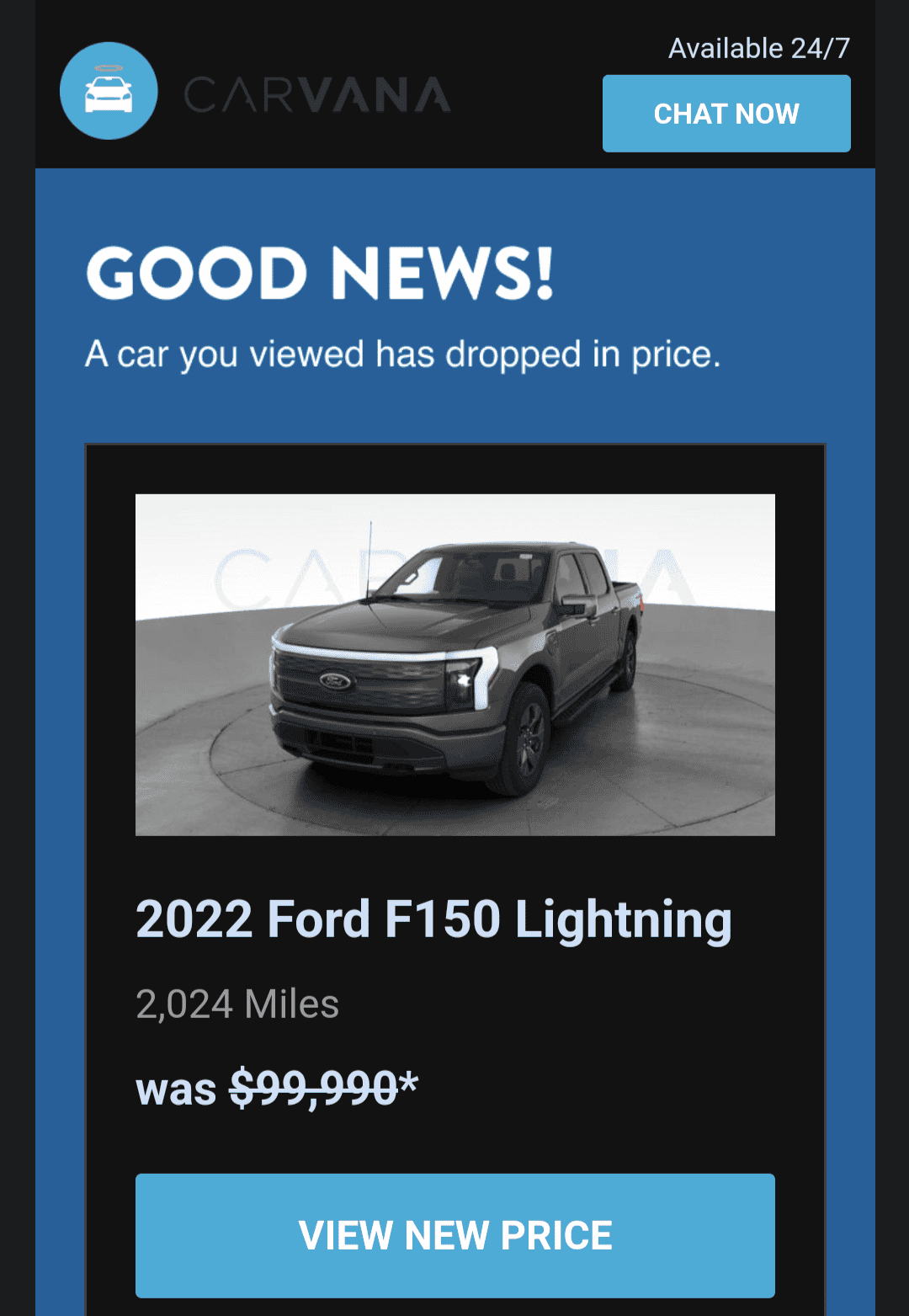 Ford F-150 Lightning Looks like the SCALPING market is dead (for now). Screenshot_20221112-091900