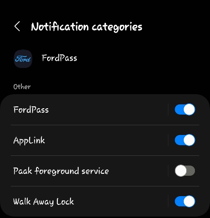 Ford F-150 Lightning Recent Phone as a Key PAAK Update? Screenshot_20230422_115604_Settings