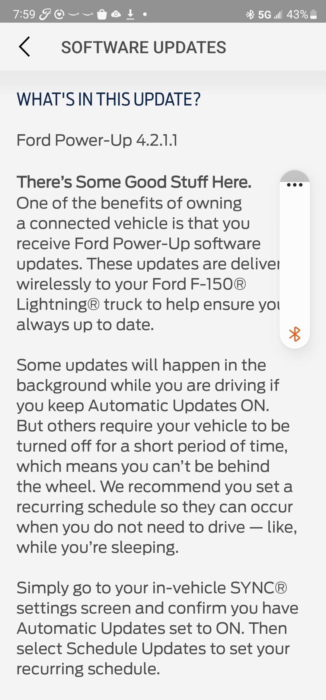 Ford F-150 Lightning Power-Up 4.2.1.1 - Some Good Stuff Here Screenshot_20230612_195921_FordPass