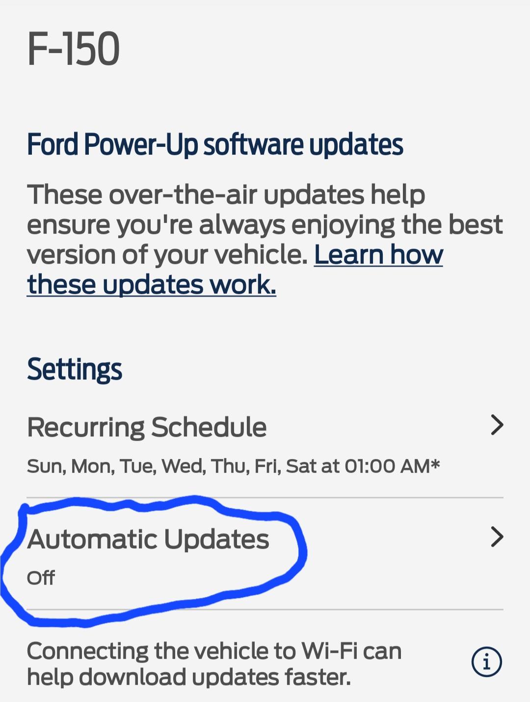 Ford F-150 Lightning Automatic Update on or off? Screenshot_20230619_222205_FordPass