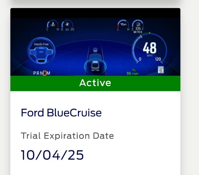 Ford F-150 Lightning Ford Expands BlueCruise Availability with Complimentary Trial, Monthly Or Annual Activation Screenshot_20230814_154225_Chrome