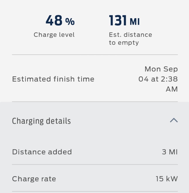 Ford F-150 Lightning Pro Charger Just connected and not hitting 19KW Screenshot_20230903_214510_FordPass