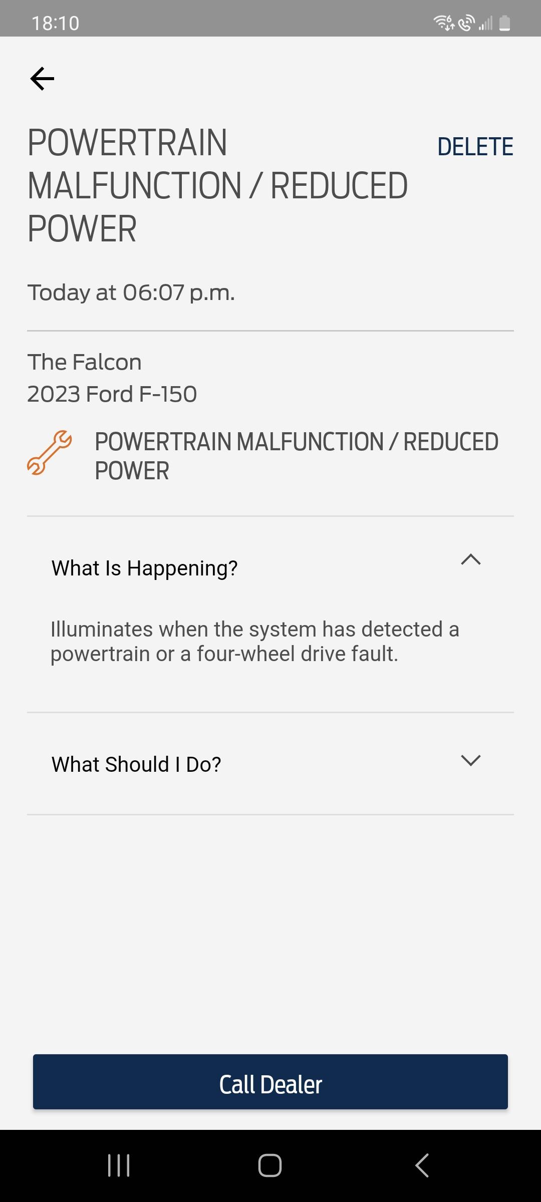 Ford F-150 Lightning Powertrain Malfunction/ Reduced Power Screenshot_20230921_181002_FordPass