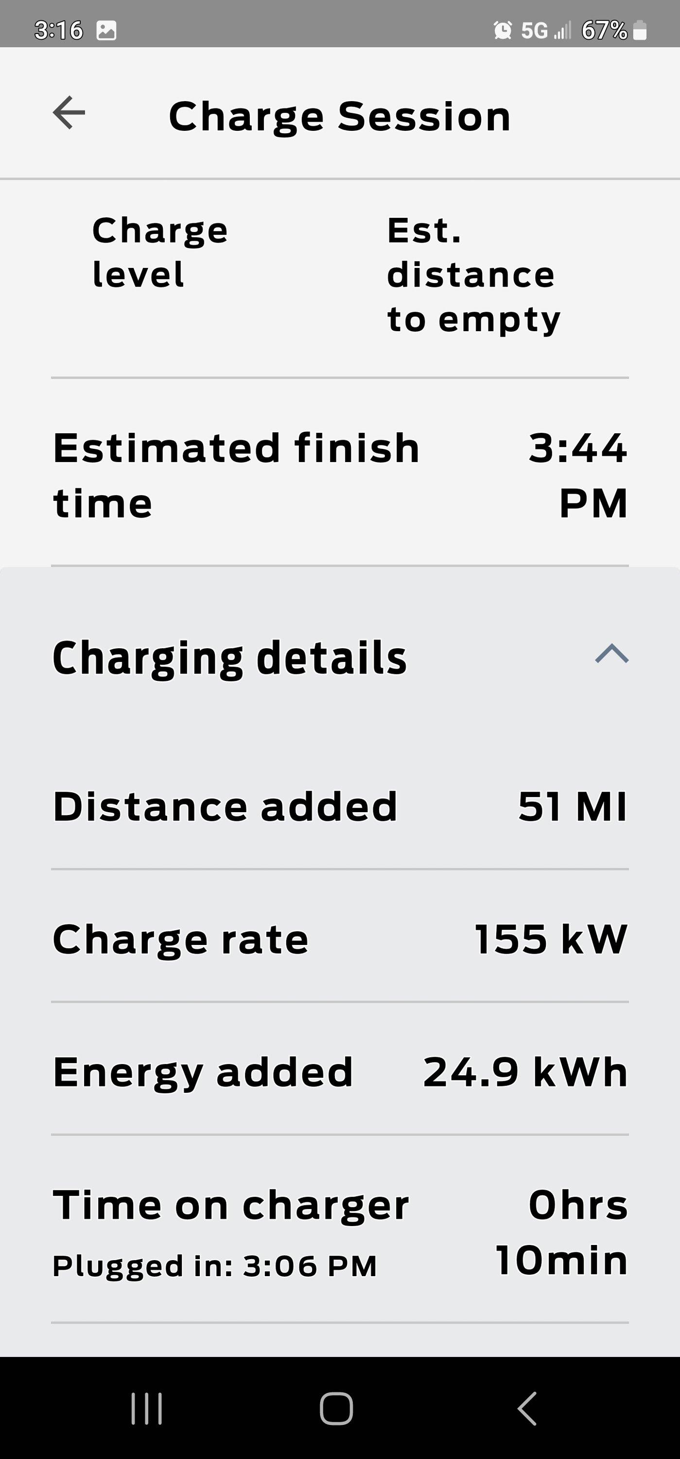 Ford F-150 Lightning First Road Trip - Charging Questions Screenshot_20231022_151654_FordPass