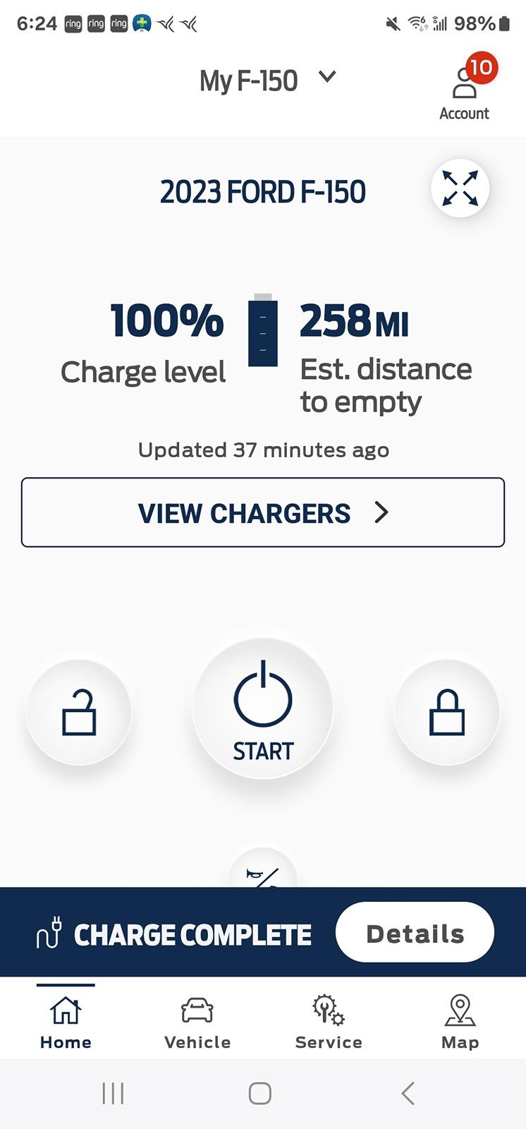 Ford F-150 Lightning Wild mileage jump when charging Screenshot_20240514_062424_FordPass