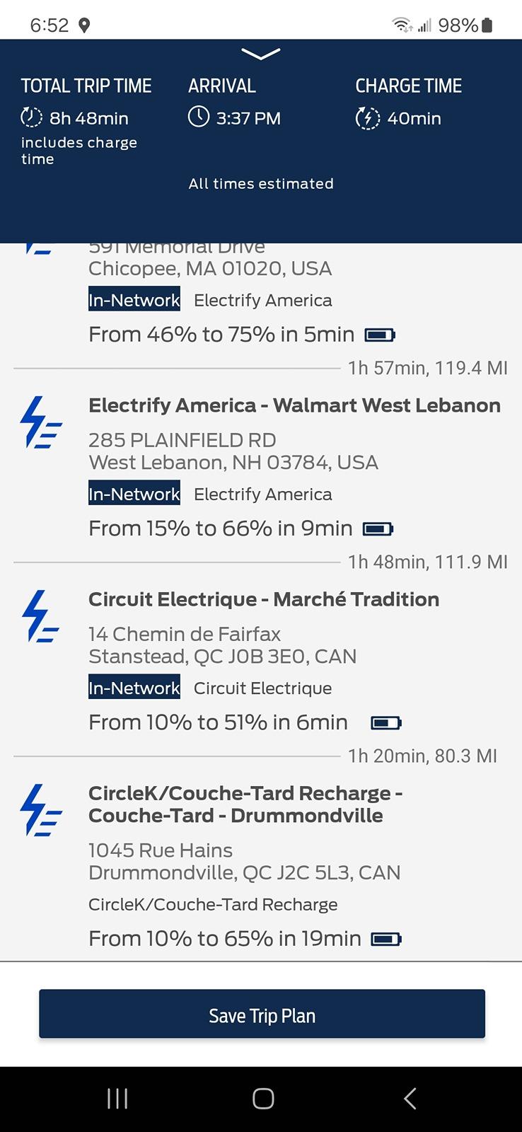 Ford F-150 Lightning FordPass wildly underestimating charging times Screenshot_20240523_065205_FordPass