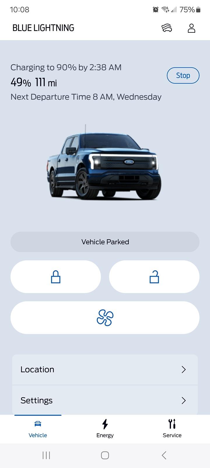 Ford F-150 Lightning FordPass Update 5.0.0 -- Complete Redesign [5.0.3] bug-fix Screenshot_20240528_220842_FordPass[1]