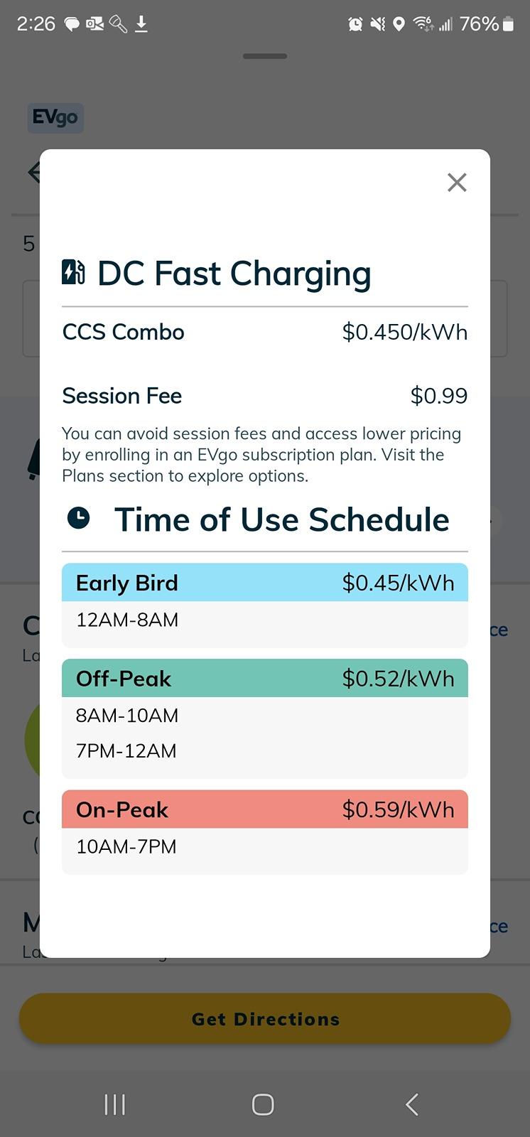 Ford F-150 Lightning Ford charge station pro coupon required after April 3rd, 2024 Screenshot_20240616_022645_EVgo Charger