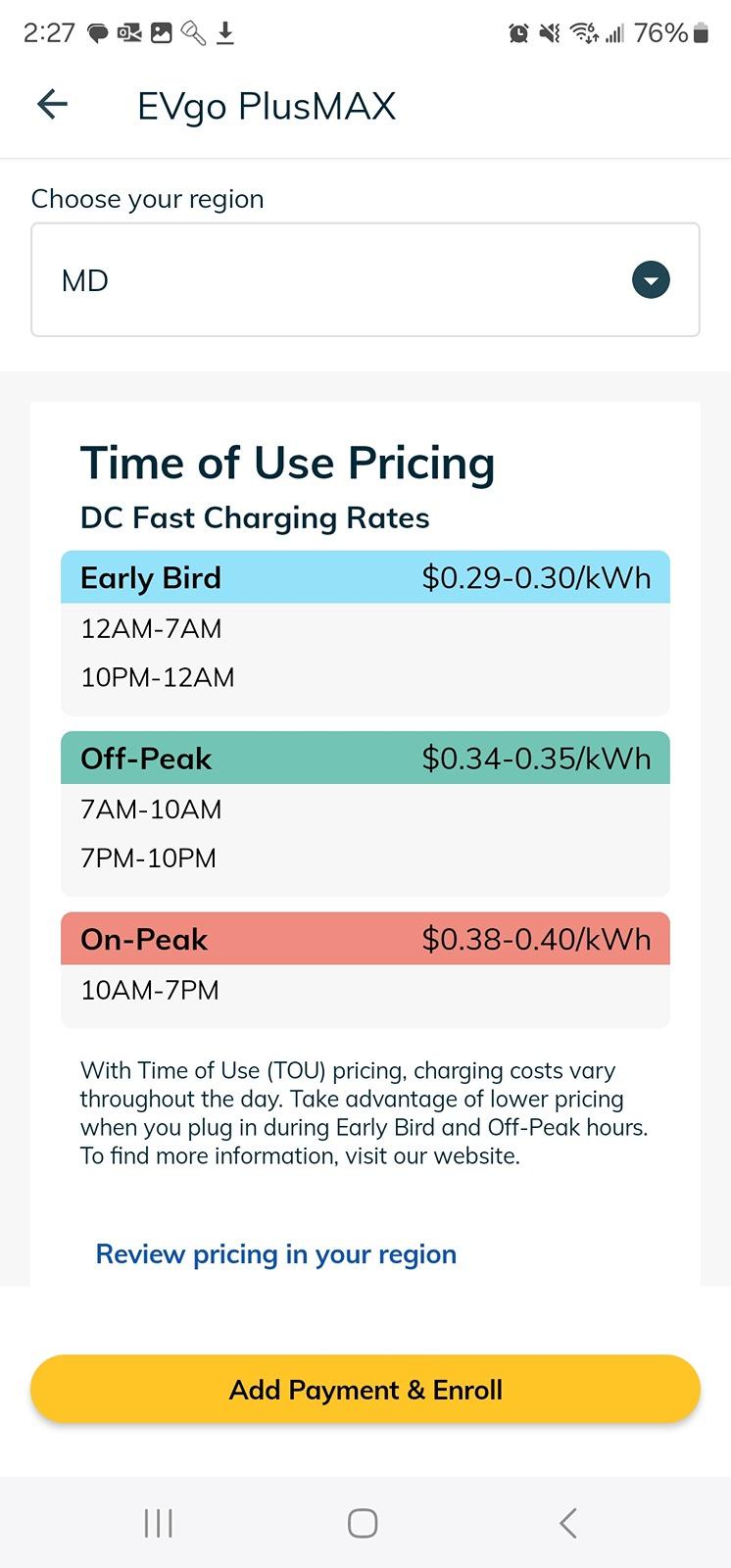 Ford F-150 Lightning Ford charge station pro coupon required after April 3rd, 2024 Screenshot_20240616_022742_EVgo Charger