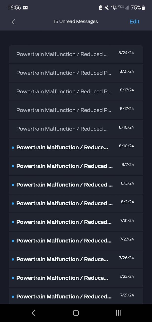 Ford F-150 Lightning Powertrain Malfunction/ Reduced Power Screenshot_20240826-165635_FordPass