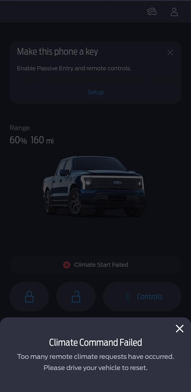 Ford F-150 Lightning Issues with the Fordpass App Screenshot_20240902_141014_FordPass