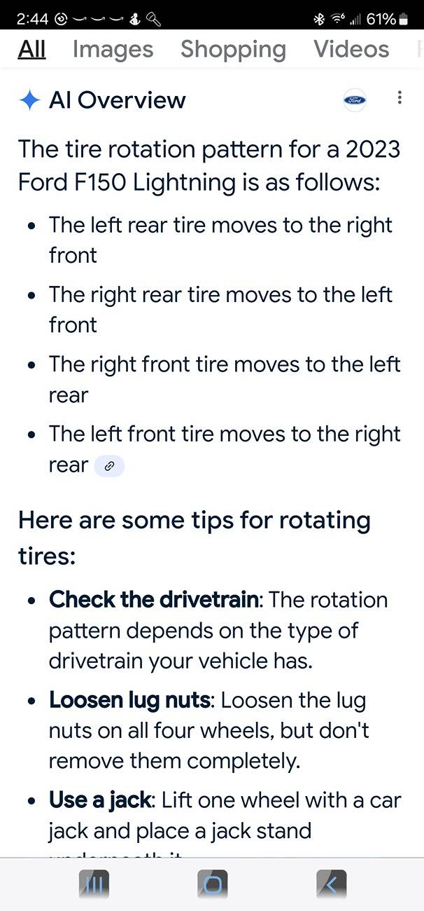 Ford F-150 Lightning Tire Rotation Screenshot_20241019_144452_Dolphin