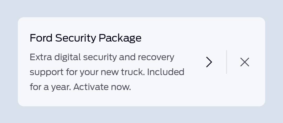 Ford F-150 Lightning Ford Security Package? Screenshot_20241220_095747_FordPass