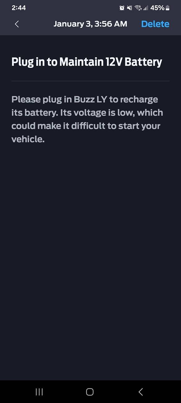 Ford F-150 Lightning Powertrain Malfunction/ Reduced Power Screenshot_20250105_144400_FordPass