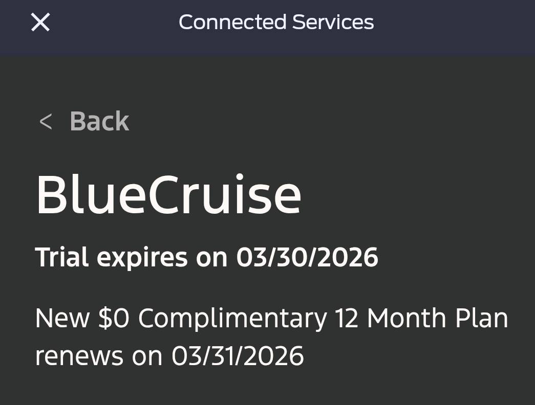 Ford F-150 Lightning PSA: Get an Additional BlueCruise Year for Free (2022 and 2023 Models) Screenshot_20250216_065831_FordPass