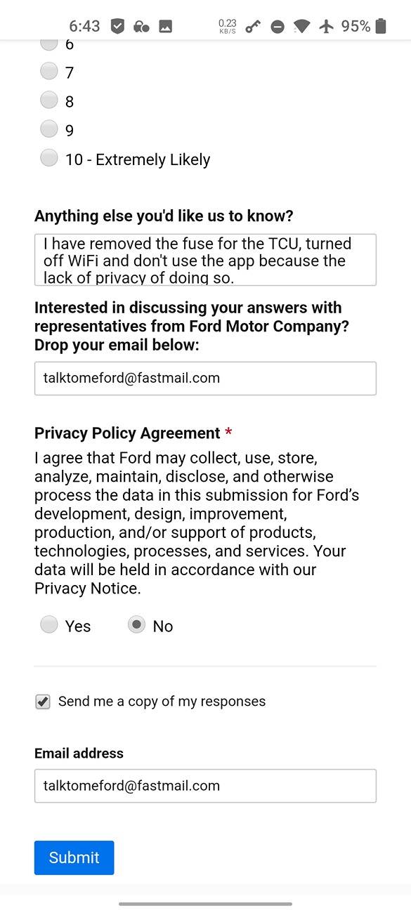 Ford F-150 Lightning We want to hear from you! Help Ford make your forum experience even better. Screenshot_20250217-064302