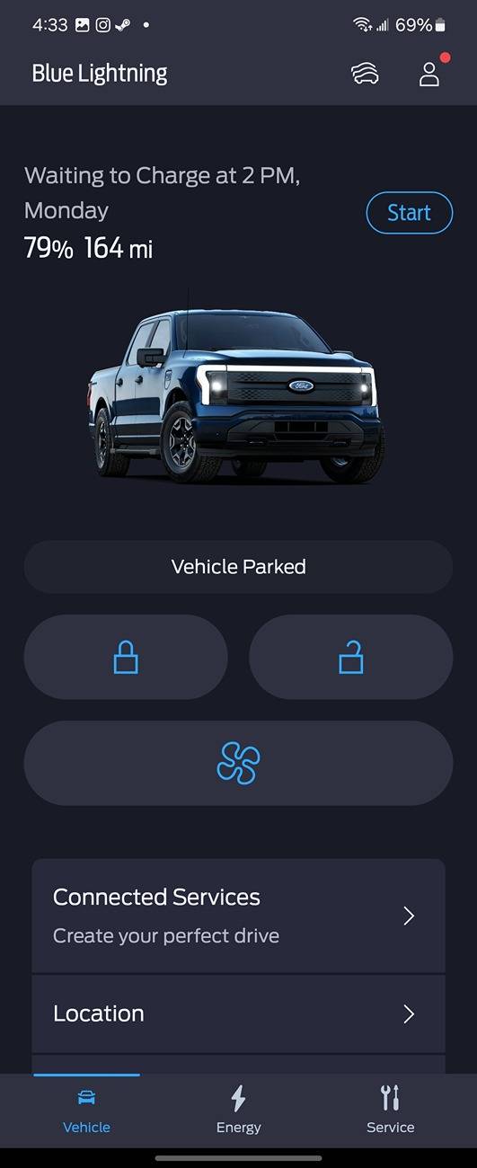 Ford F-150 Lightning Preferred Charge times not working? Screenshot_20250224_163316_FordPass