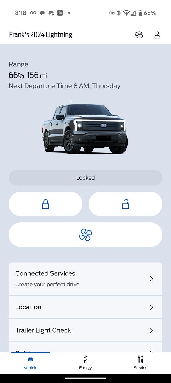 Ford F-150 Lightning Ford Pass 5.11.0 Android Screenshot_Locked