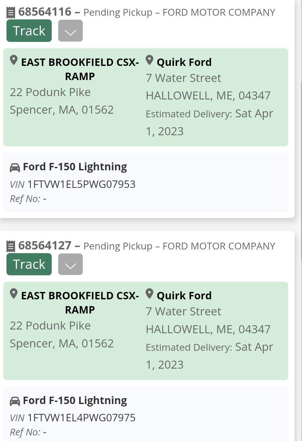 Ford F-150 Lightning ✅ 1/9/2023 Lightning Build Week Group (MY2023) SmartSelect_20230401_095219_Chrome