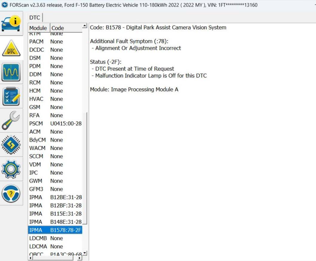 Ford F-150 Lightning P2c85 - Hybrid EV Battery Voltage External Isolation Fault Snag_54139e72