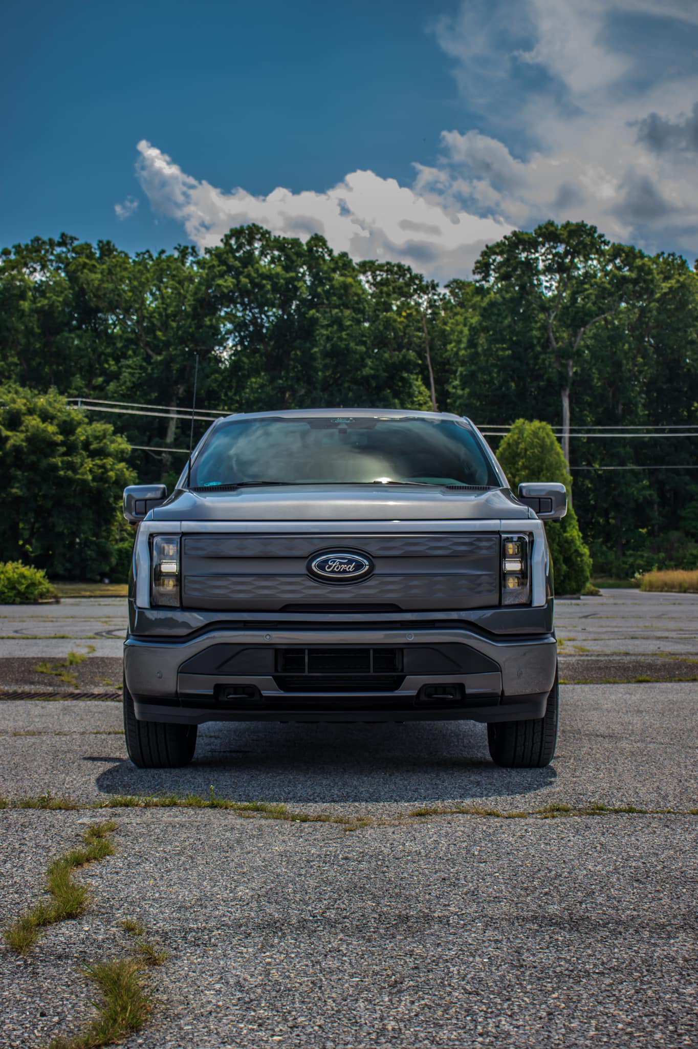 Ford F-150 Lightning STONE GRAY F-150 Lightning Photos & Club Stone Gray Ford F150 Lightning 2022 5