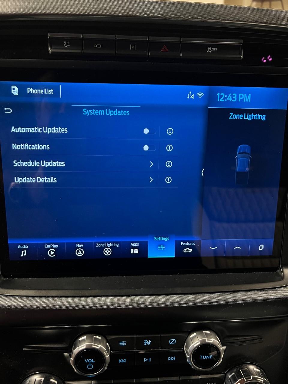 Ford F-150 Lightning Software Update Preferences not working? System Updates