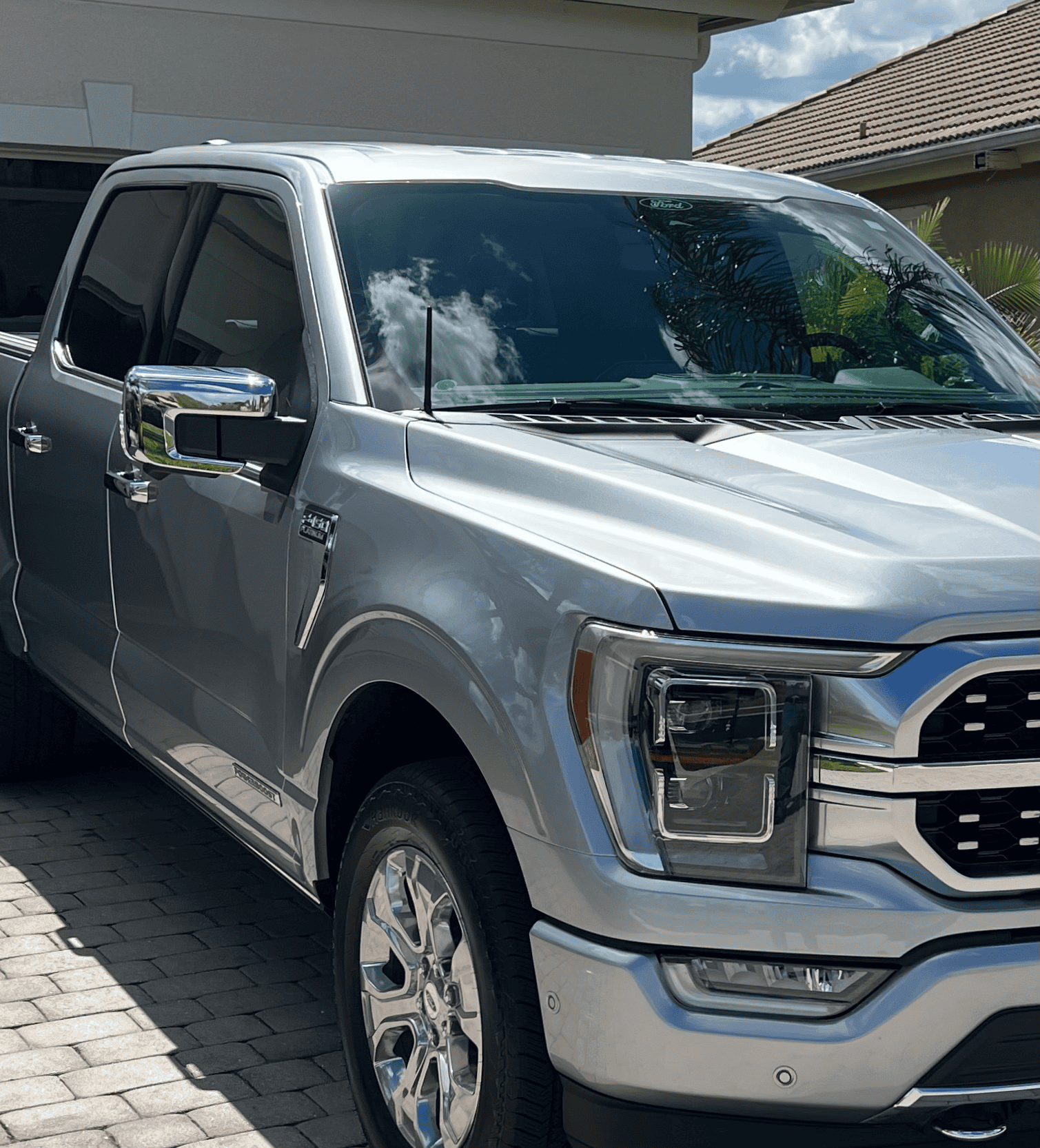 Ford F-150 Lightning USA made shorty antenna company. tempImagepdtWWO