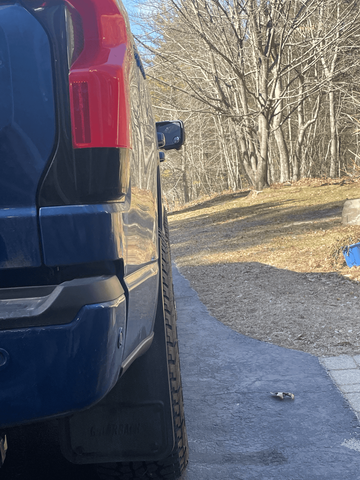 Ford F-150 Lightning Nokian Outpost nAT tires on Roush Wheels installed. No real hit on range so far tempImageUpG2qa