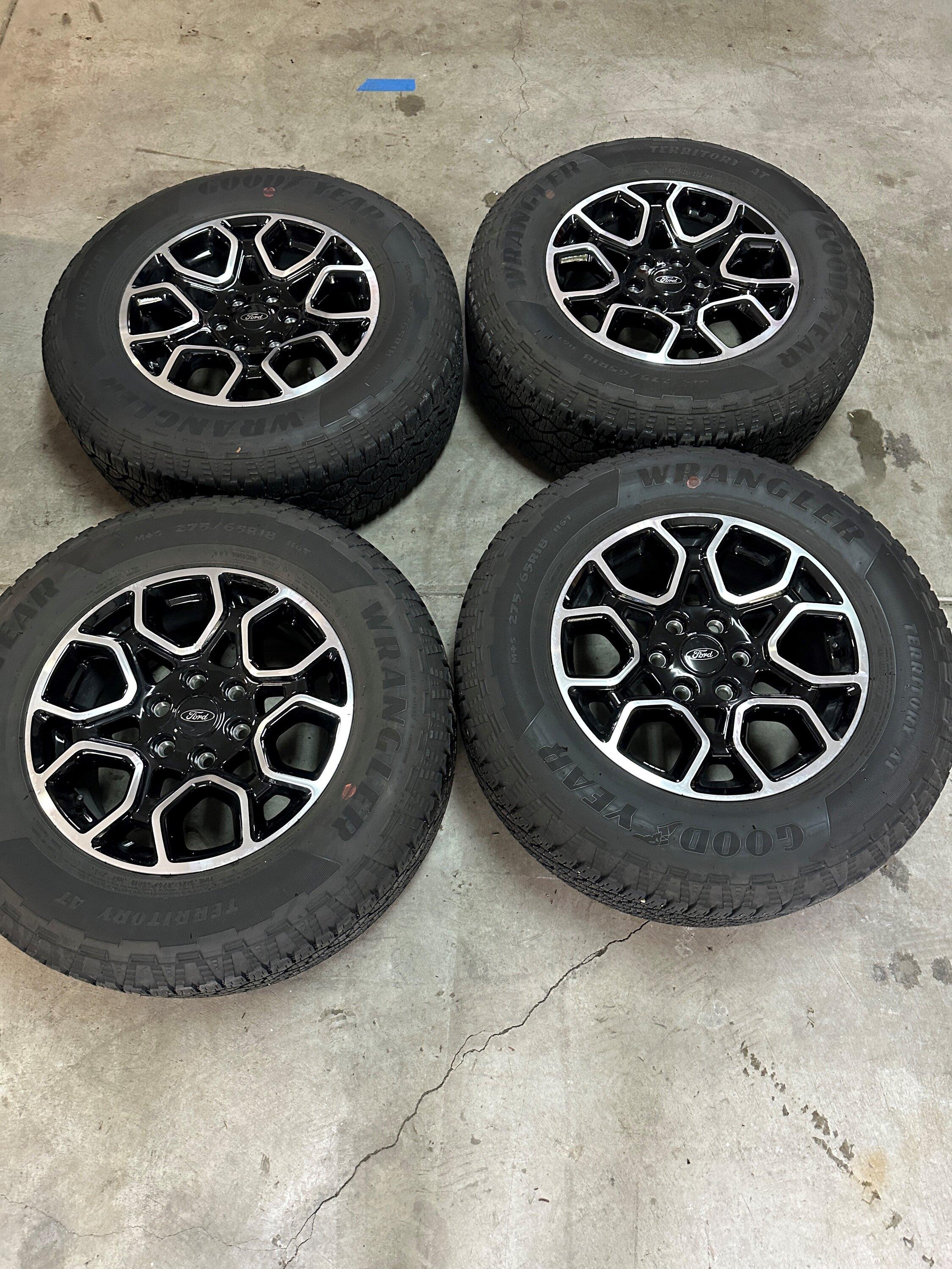 Ford F-150 Lightning 22' F-150 18" OEM TAKE OFFS W/ ALL TERIAN TIRES TIRES-3