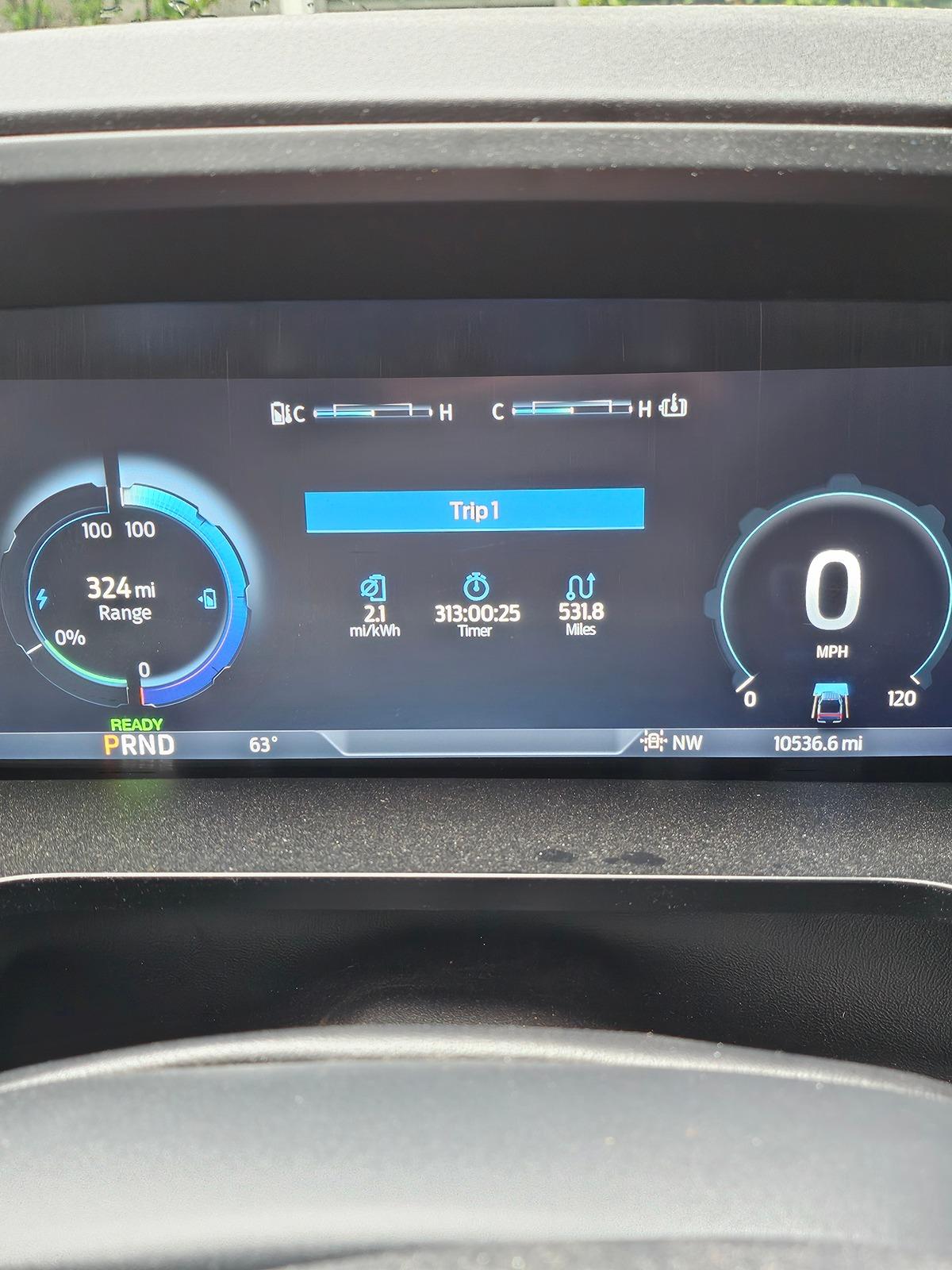 Ford F-150 Lightning 10K Miles of Stats Trip 1 Crazy Reset