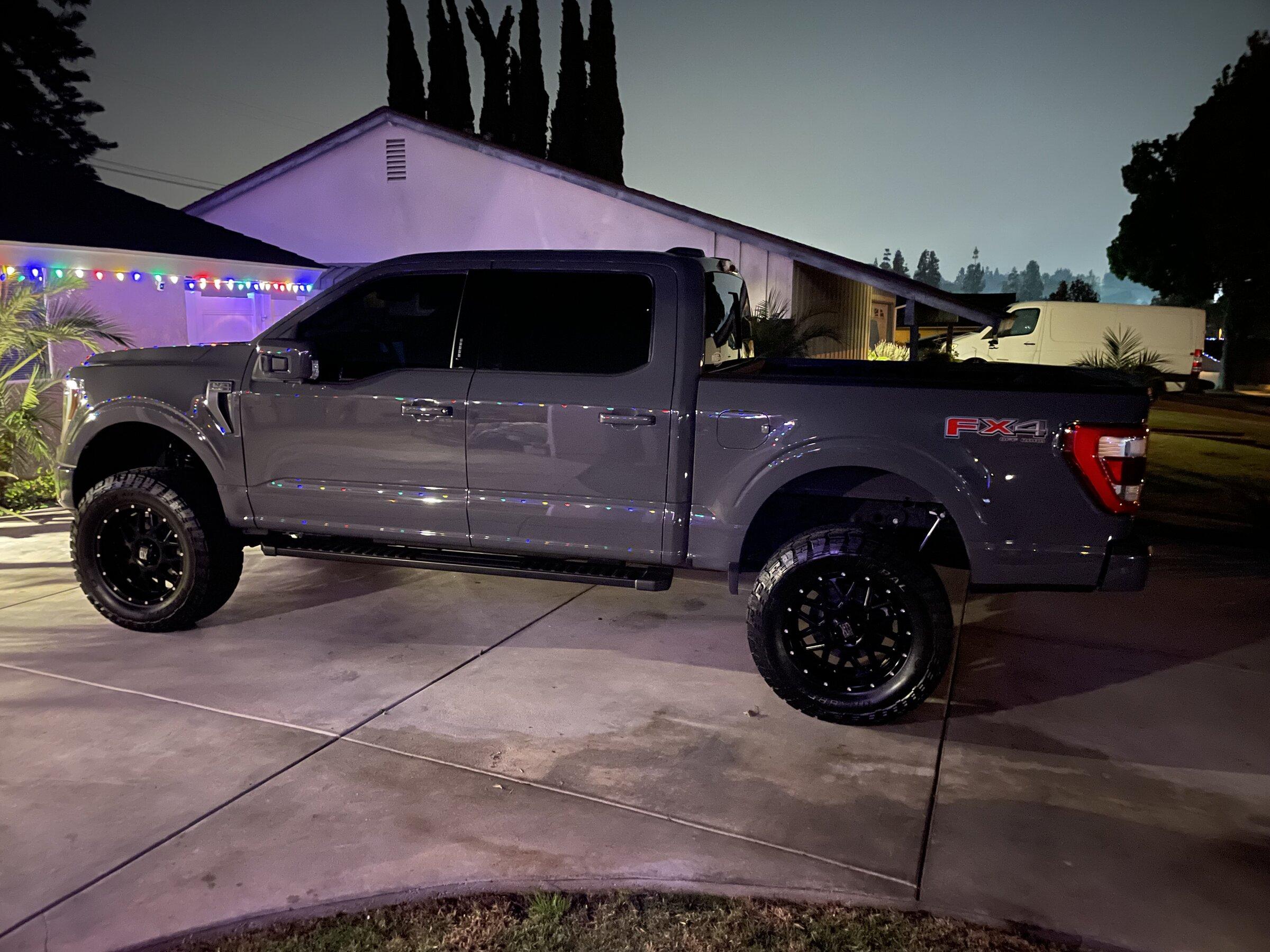 Ford F-150 Lightning Airing Down 35" tires to fit in Garage? truck 3