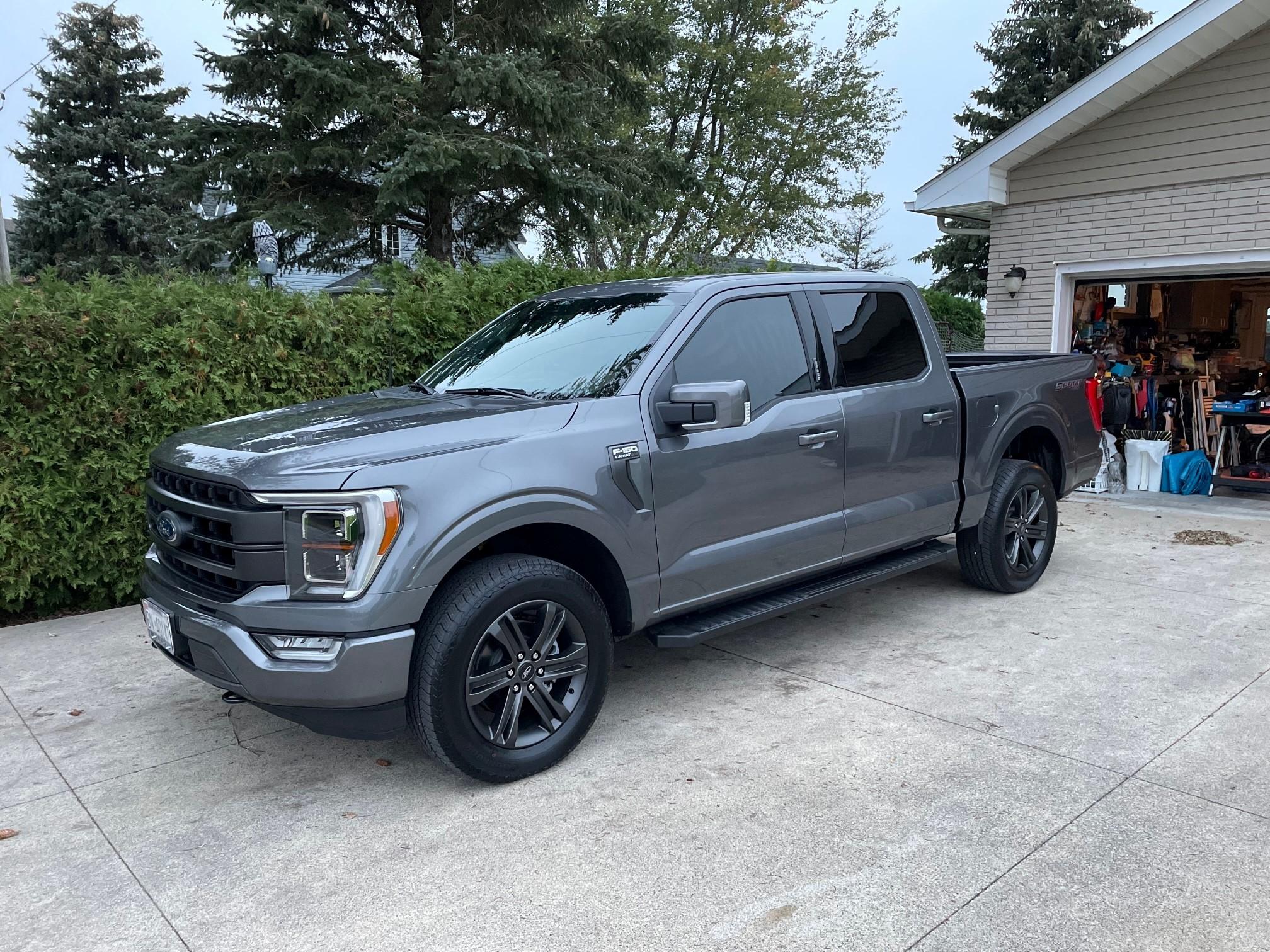 Ford F-150 Lightning Anyone tint front window on Carbonized Grey - '21 F-150? Truck