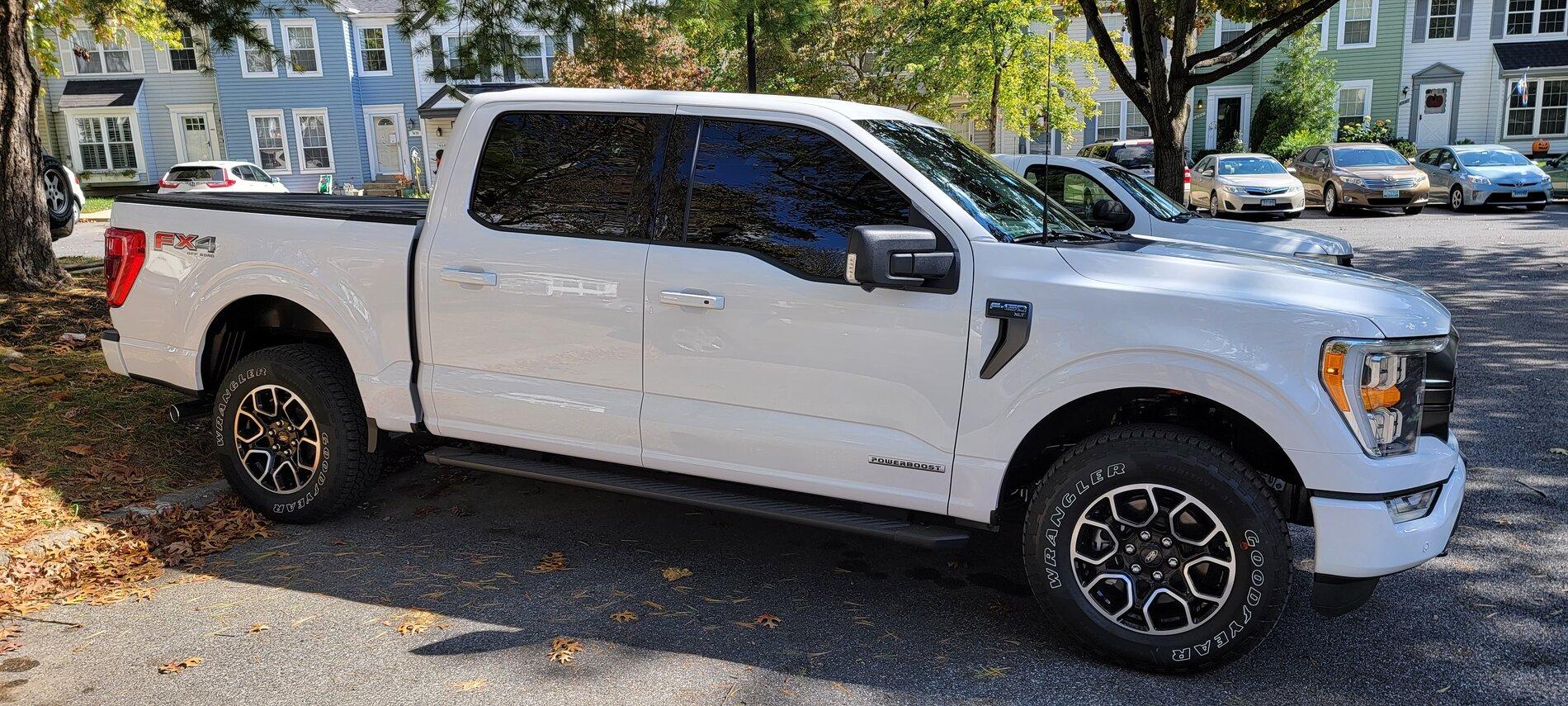 Ford F-150 Lightning Factory Tires - What's Coming on Your 2021 F150 Truck tint side