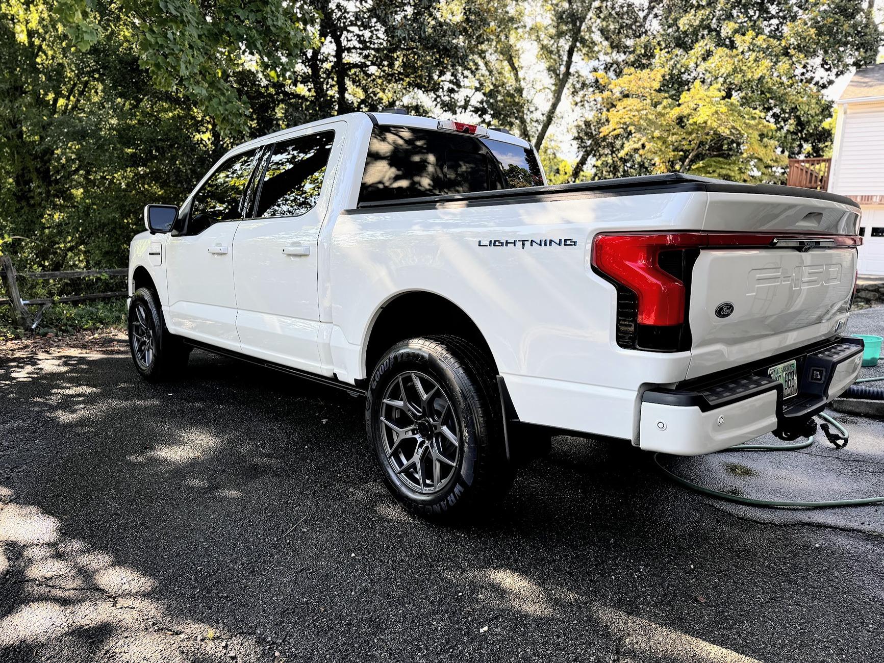 Ford F-150 Lightning Max Range Wheelset! 20" Venomrex 601 w/ OEM Goodyear EV Tires truck2