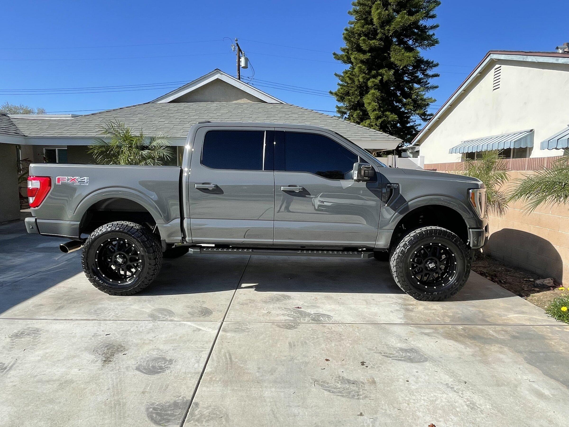 Ford F-150 Lightning Airing Down 35" tires to fit in Garage? truck5