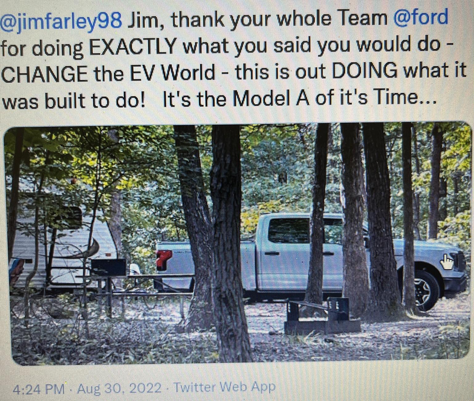 Ford F-150 Lightning ...after 43,000 miles, I like my 'truck'... '22 F150 Lightning PRO TWEET to Jim Farley - it's everything you said it would be